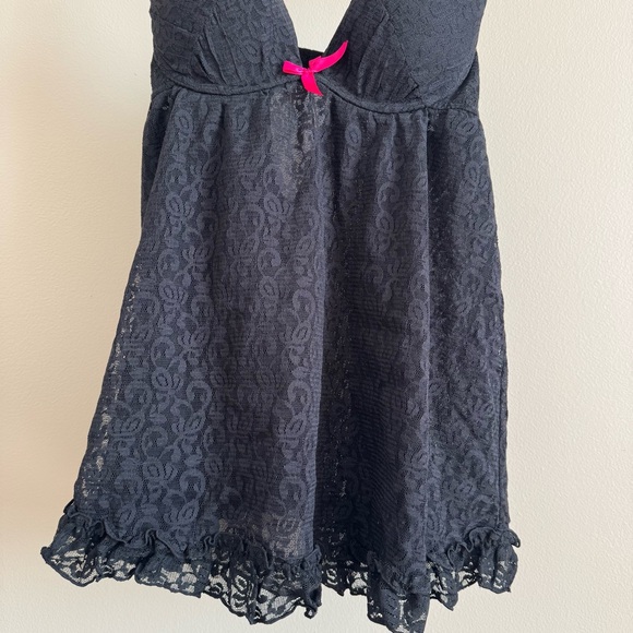 La Senza Black Lace Babydoll - Picture 3 of 7